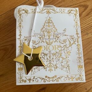 Dior Gold Star Ornament paper bag